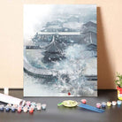 Paint by Numbers Kit-Snow Palace