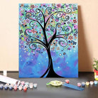 Paint by Numbers Kit-Trees of many colors