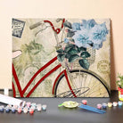 Paint By NumbersKit Carte Postale Vintage Bicycle