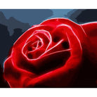 Plant Rose Diy Paint By Numbers Kits ZXAN1401 - NEEDLEWORK KITS