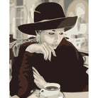 Portrait Gril Diy Paint By Numbers Kits ZXB195-16 - NEEDLEWORK KITS