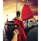 Portrait Lover Diy Paint By Numbers Kits ZXQ3494 - NEEDLEWORK KITS