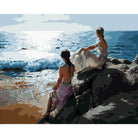 Seaside Girl Diy Paint By Numbers Kits WM-650 - NEEDLEWORK KITS