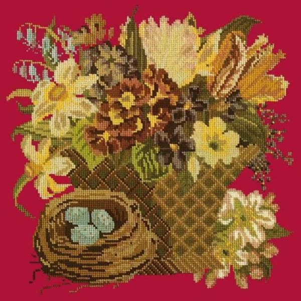 Spring Basket - NEEDLEWORK KITS